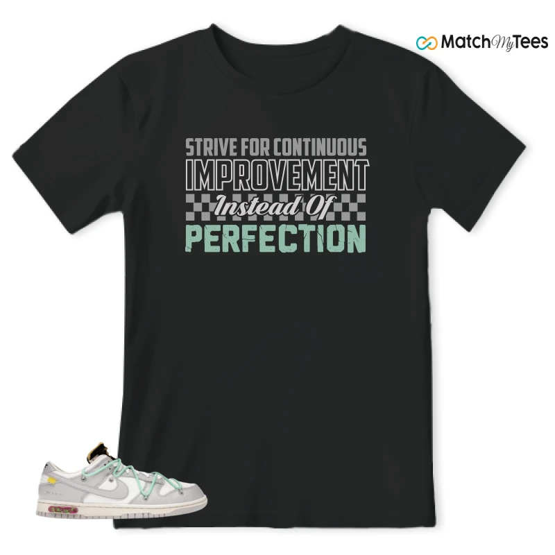 NIKE DUNK LOW OFF-WHITE LOT 4 SNEAKER Matching Tees t-shirt