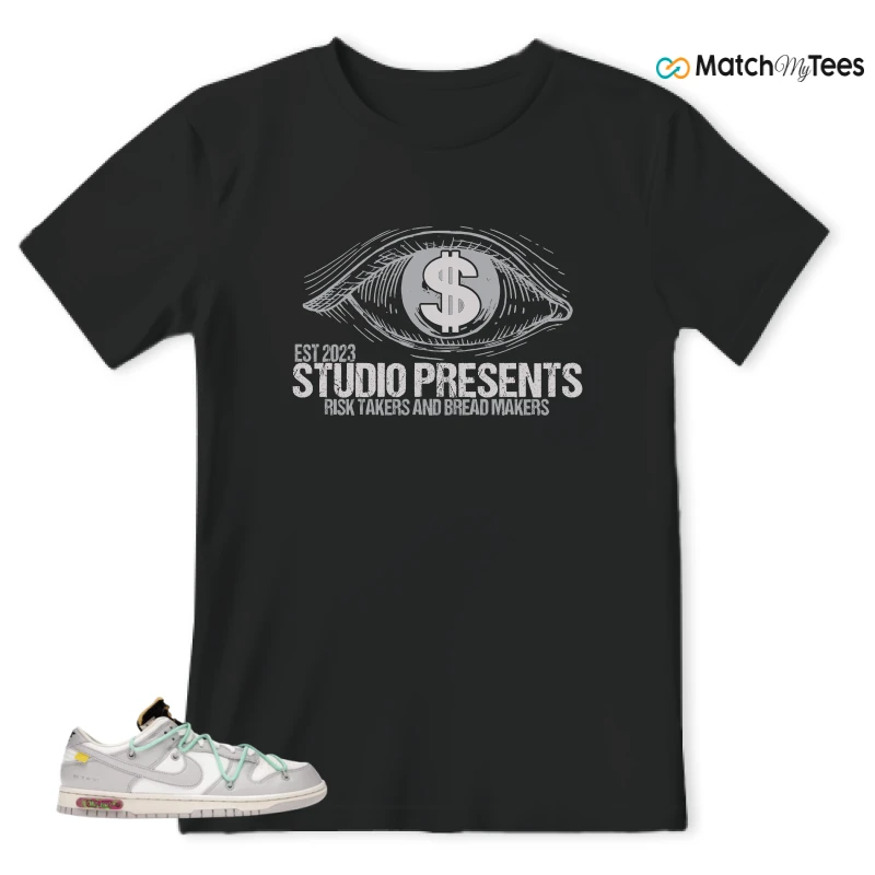 NIKE DUNK LOW OFF-WHITE LOT 4 SNEAKER Matching Tees t-shirt