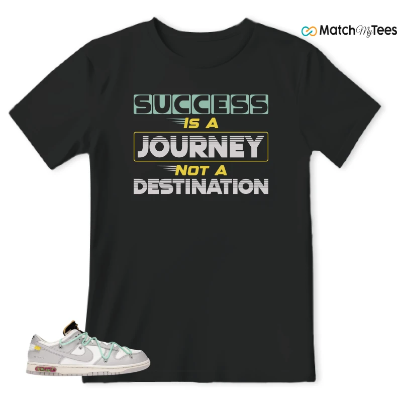 NIKE DUNK LOW OFF-WHITE LOT 4 SNEAKER Matching Tees t-shirt