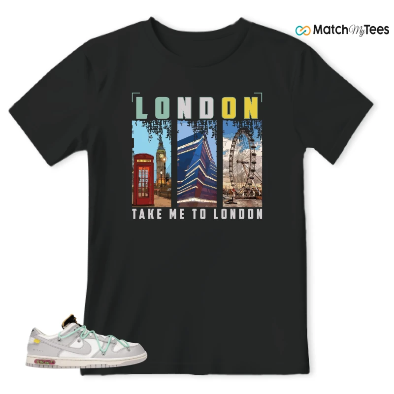 NIKE DUNK LOW OFF-WHITE LOT 4 SNEAKER Matching Tees t-shirt