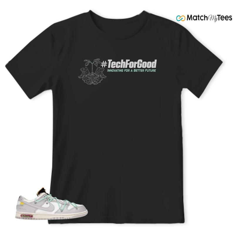 NIKE DUNK LOW OFF-WHITE LOT 4 SNEAKER Matching Tees t-shirt