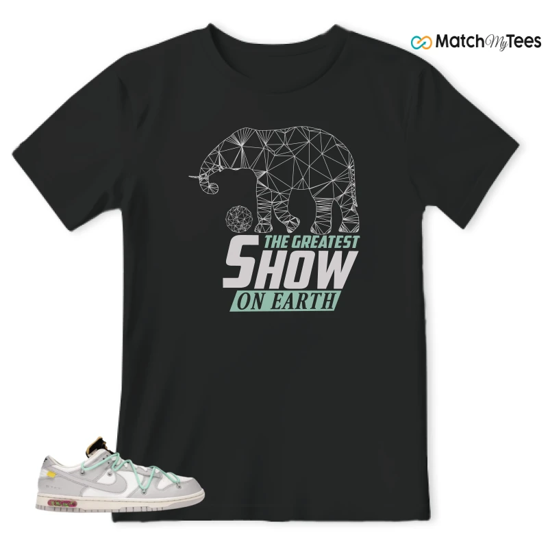 NIKE DUNK LOW OFF-WHITE LOT 4 SNEAKER Matching Tees t-shirt