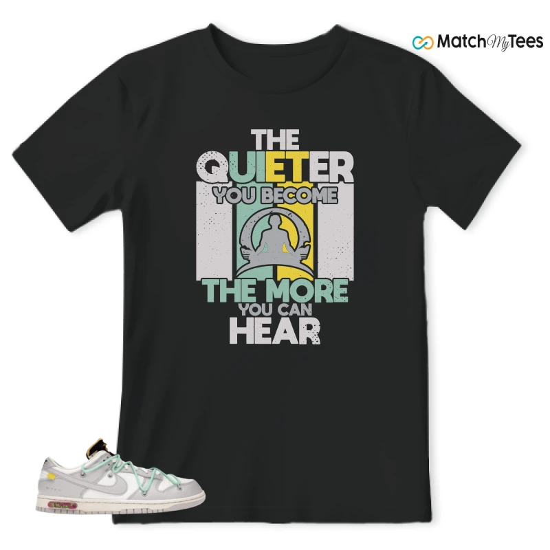 NIKE DUNK LOW OFF-WHITE LOT 4 SNEAKER Matching Tees t-shirt