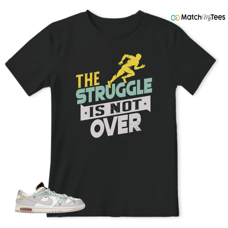 NIKE DUNK LOW OFF-WHITE LOT 4 SNEAKER Matching Tees t-shirt
