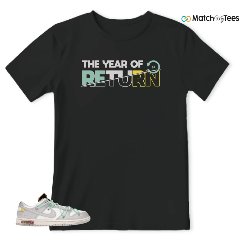 NIKE DUNK LOW OFF-WHITE LOT 4 SNEAKER Matching Tees t-shirt