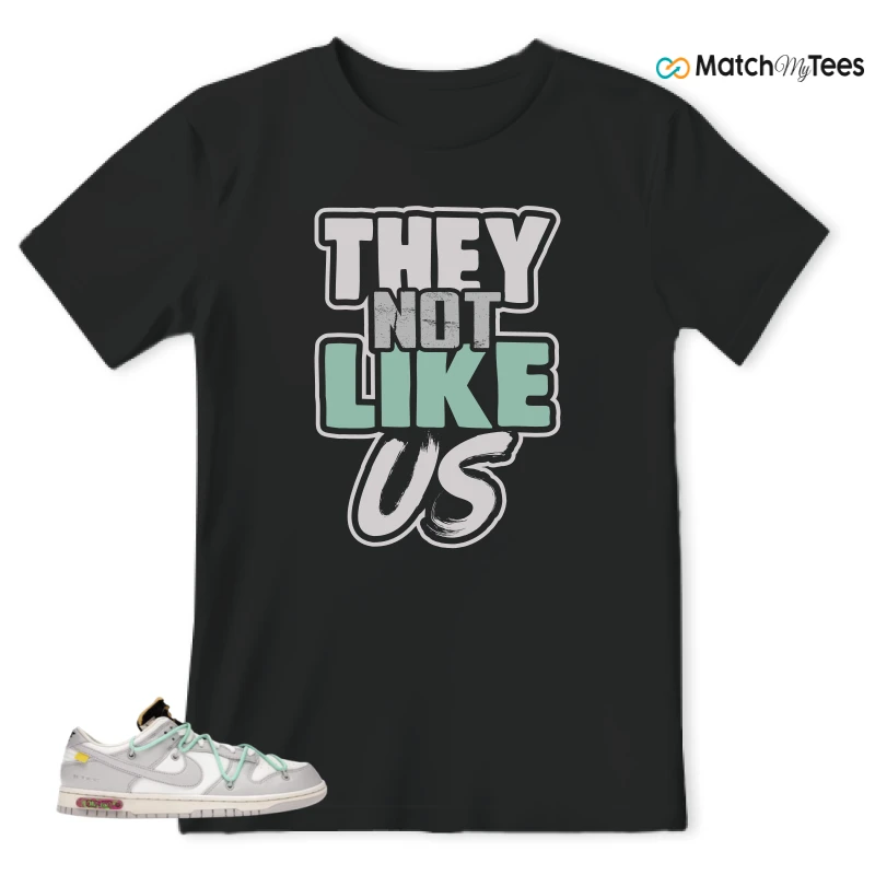 NIKE DUNK LOW OFF-WHITE LOT 4 SNEAKER Matching Tees t-shirt