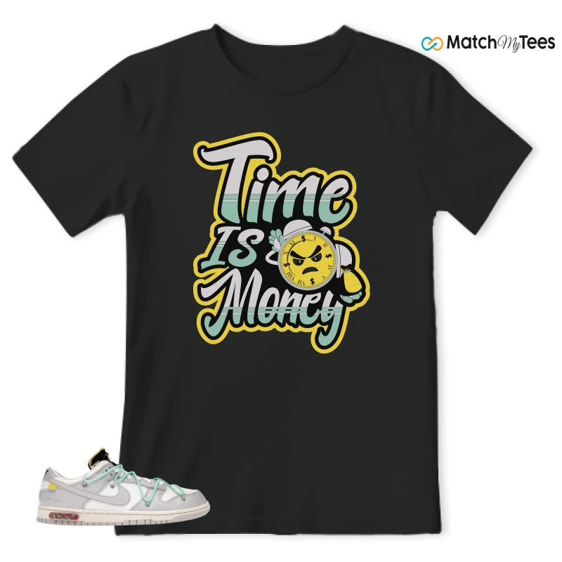 NIKE DUNK LOW OFF-WHITE LOT 4 SNEAKER Matching Tees t-shirt