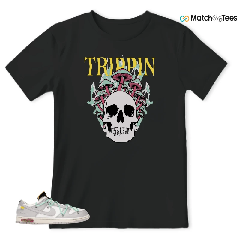 NIKE DUNK LOW OFF-WHITE LOT 4 SNEAKER Matching Tees t-shirt