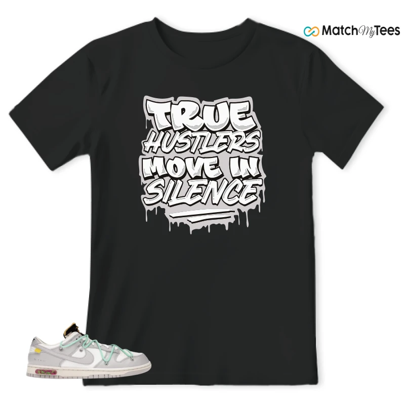NIKE DUNK LOW OFF-WHITE LOT 4 SNEAKER Matching Tees t-shirt