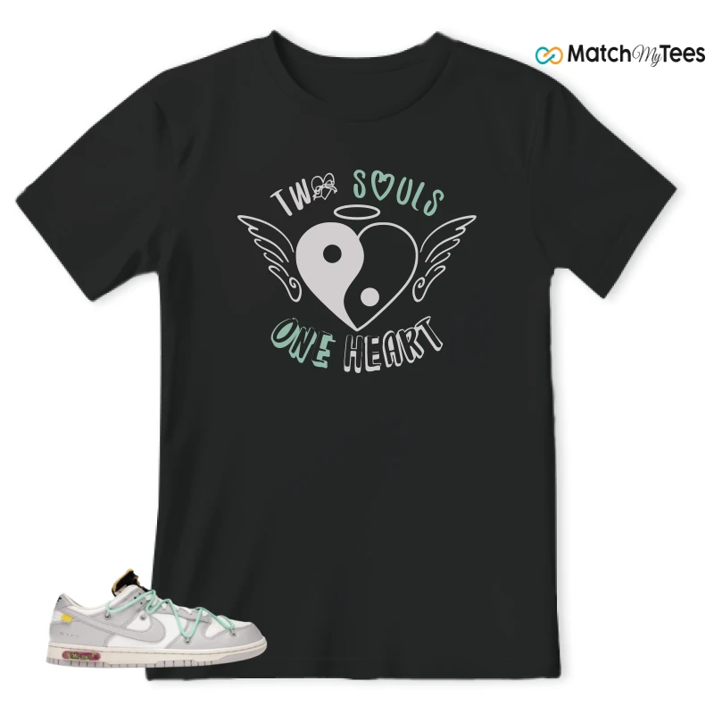 NIKE DUNK LOW OFF-WHITE LOT 4 SNEAKER Matching Tees t-shirt