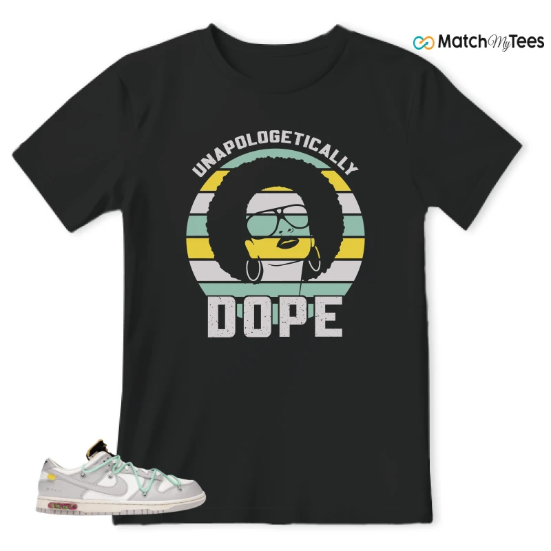 NIKE DUNK LOW OFF-WHITE LOT 4 SNEAKER Matching Tees t-shirt