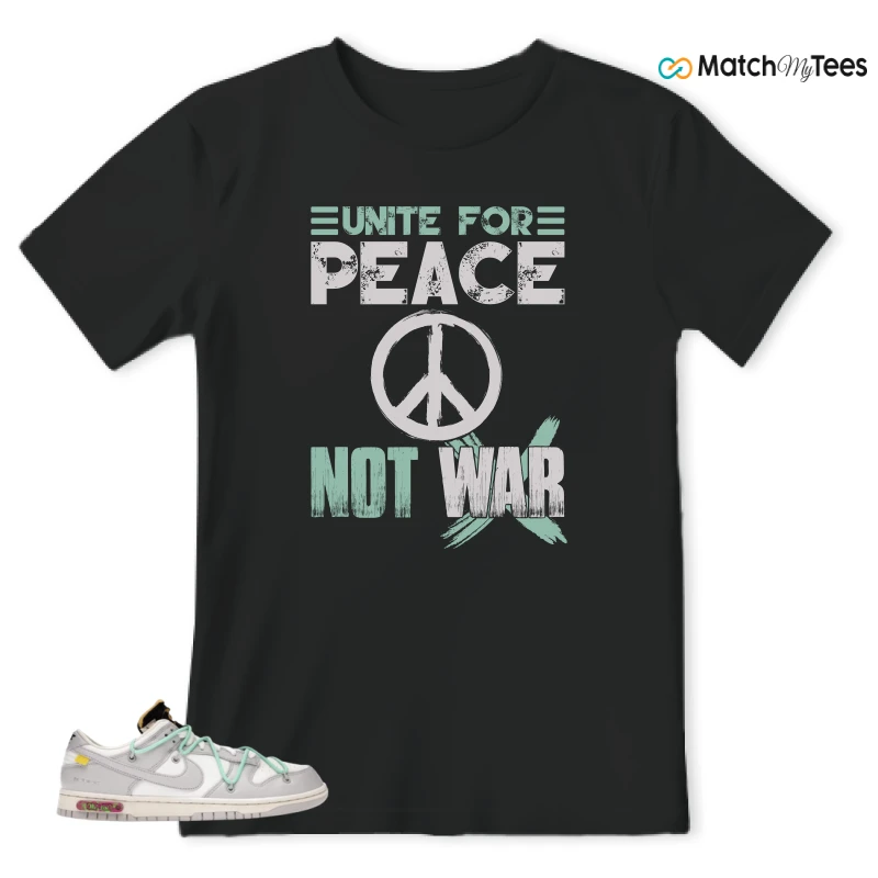 NIKE DUNK LOW OFF-WHITE LOT 4 SNEAKER Matching Tees t-shirt