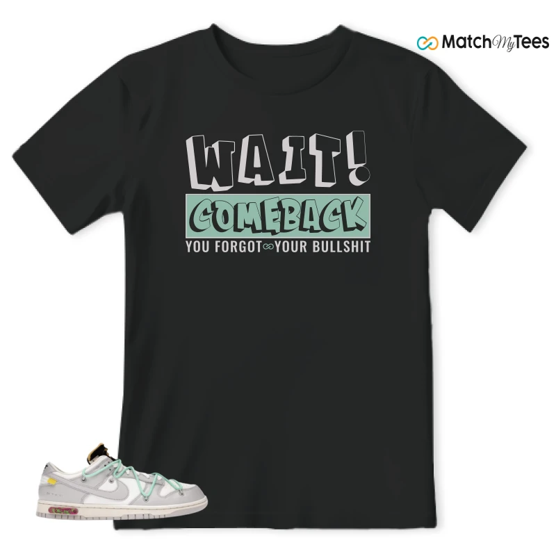 NIKE DUNK LOW OFF-WHITE LOT 4 SNEAKER Matching Tees t-shirt