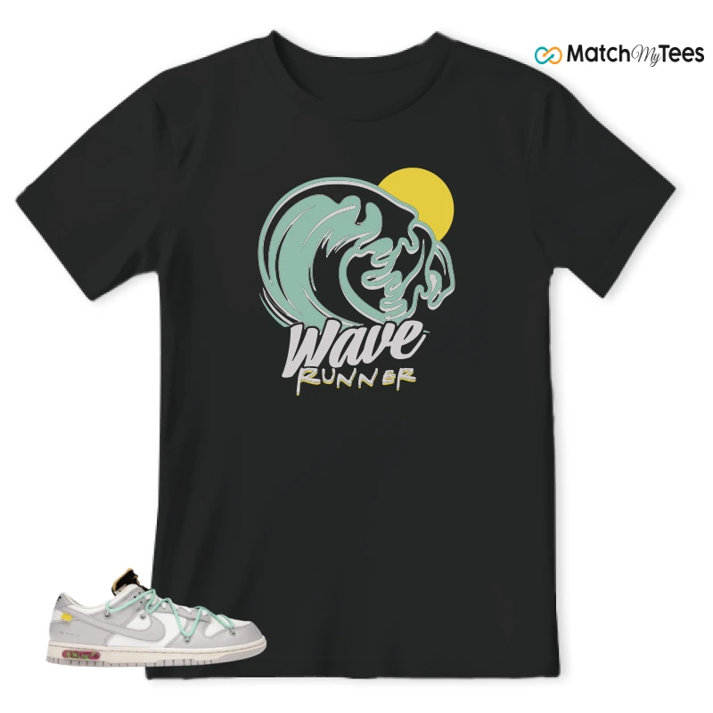 NIKE DUNK LOW OFF-WHITE LOT 4 SNEAKER Matching Tees t-shirt