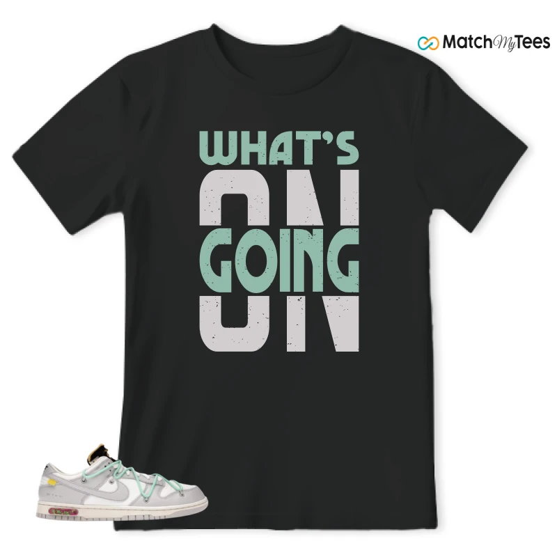 NIKE DUNK LOW OFF-WHITE LOT 4 SNEAKER Matching Tees t-shirt