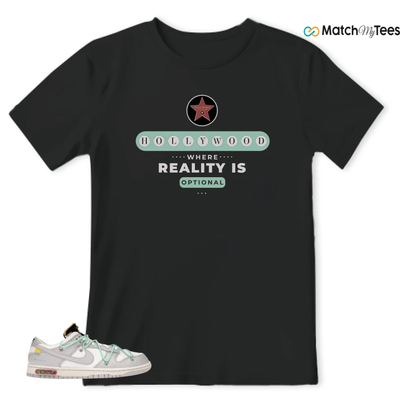 NIKE DUNK LOW OFF-WHITE LOT 4 SNEAKER Matching Tees t-shirt