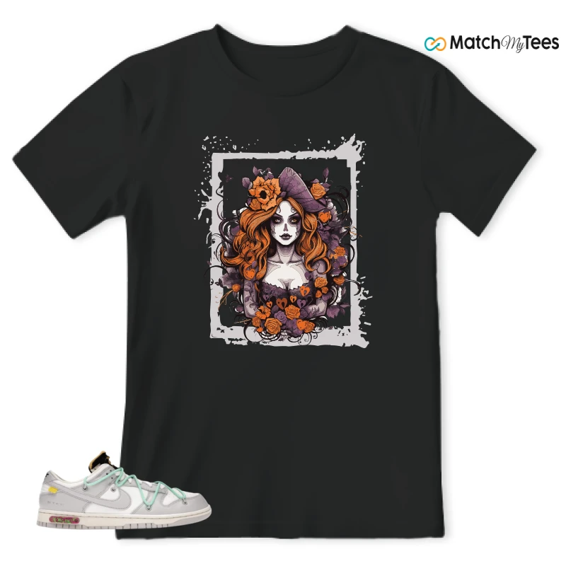 NIKE DUNK LOW OFF-WHITE LOT 4 SNEAKER Matching Tees t-shirt