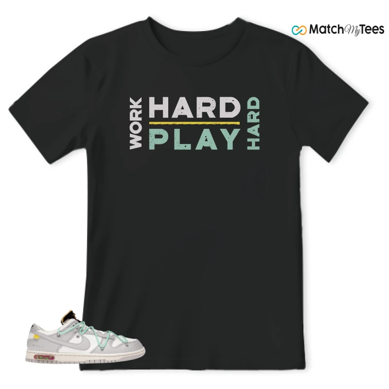 NIKE DUNK LOW OFF-WHITE LOT 4 SNEAKER Matching Tees t-shirt