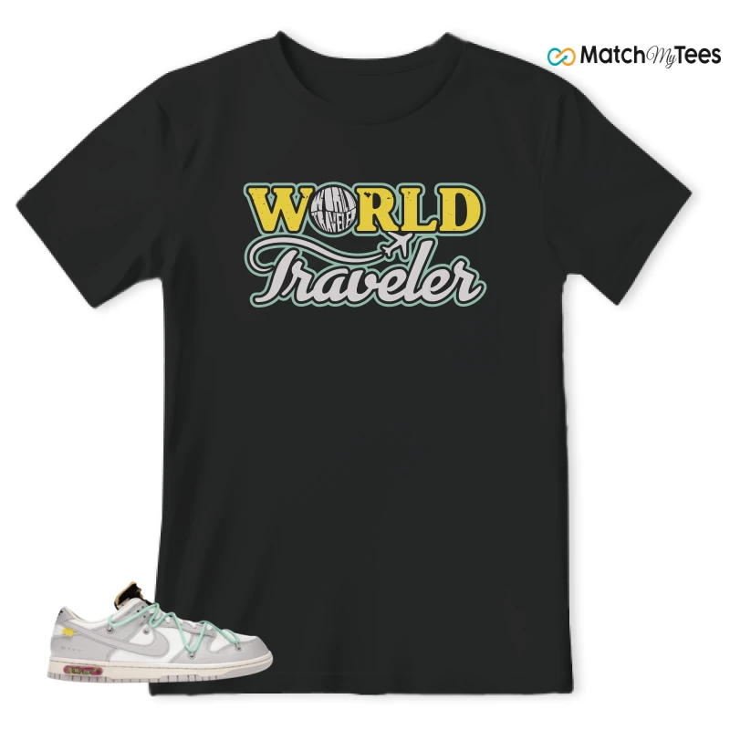 NIKE DUNK LOW OFF-WHITE LOT 4 SNEAKER Matching Tees t-shirt