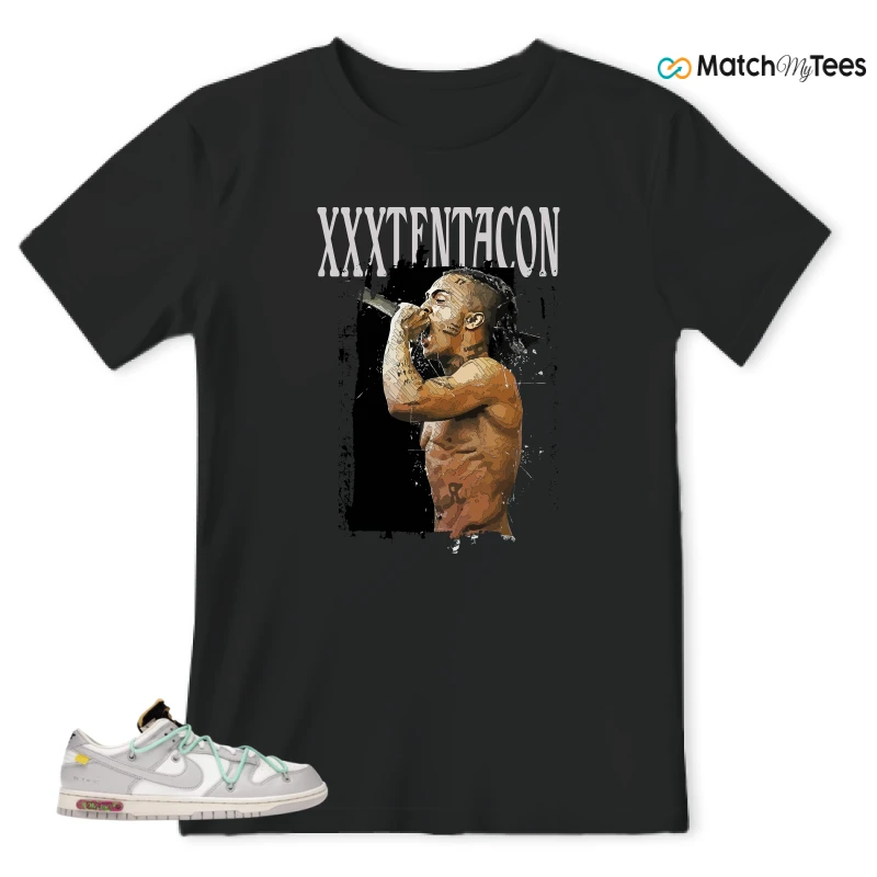 NIKE DUNK LOW OFF-WHITE LOT 4 SNEAKER Matching Tees t-shirt