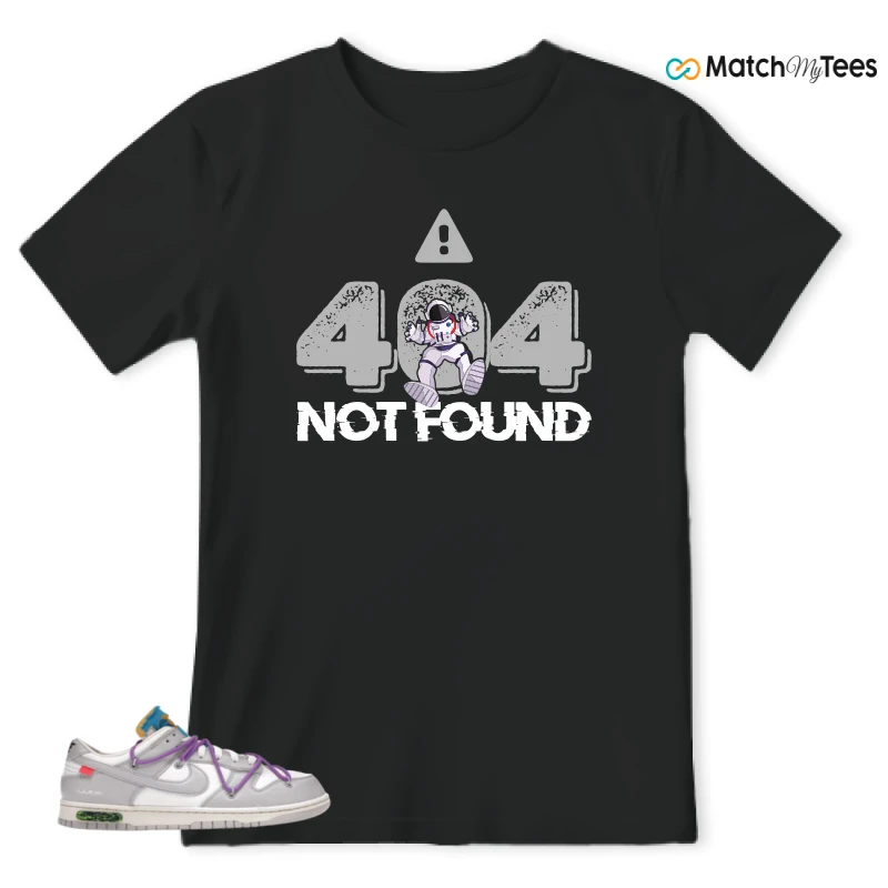 NIKE DUNK LOW OFF-WHITE LOT 47 SNEAKER Matching Tees t-shirt