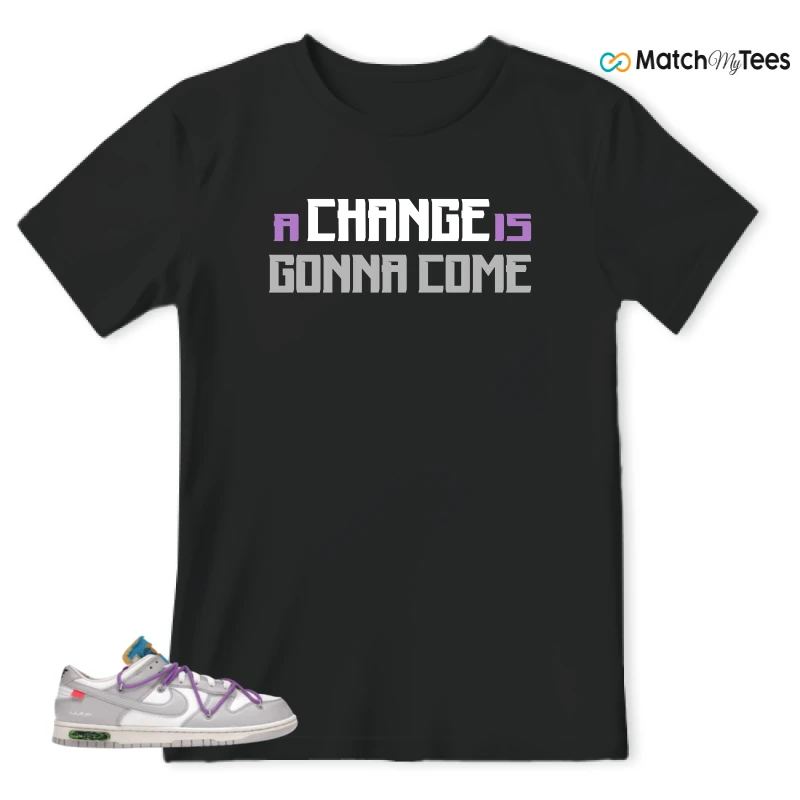 NIKE DUNK LOW OFF-WHITE LOT 47 SNEAKER Matching Tees t-shirt