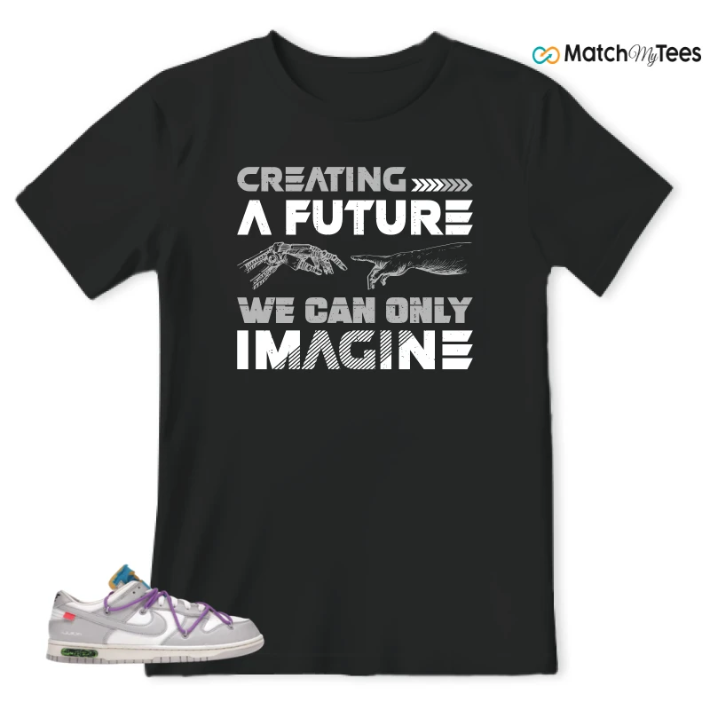 NIKE DUNK LOW OFF-WHITE LOT 47 SNEAKER Matching Tees t-shirt