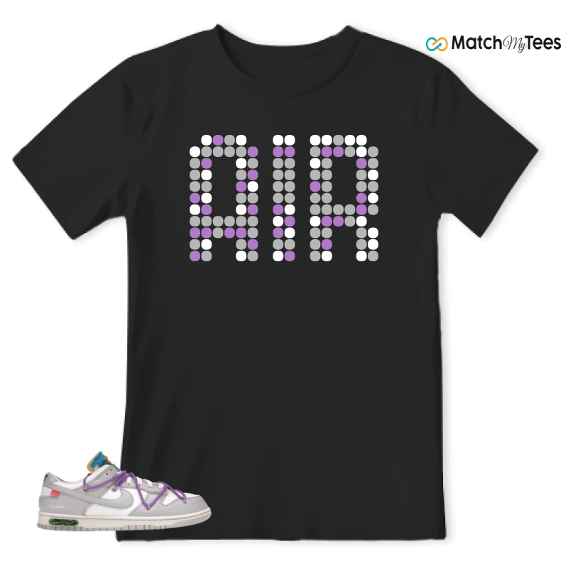NIKE DUNK LOW OFF-WHITE LOT 47 SNEAKER Matching Tees t-shirt