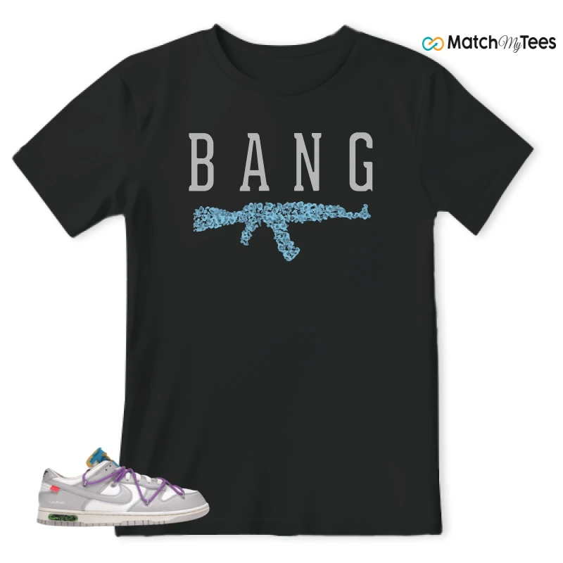 NIKE DUNK LOW OFF-WHITE LOT 47 SNEAKER Matching Tees t-shirt