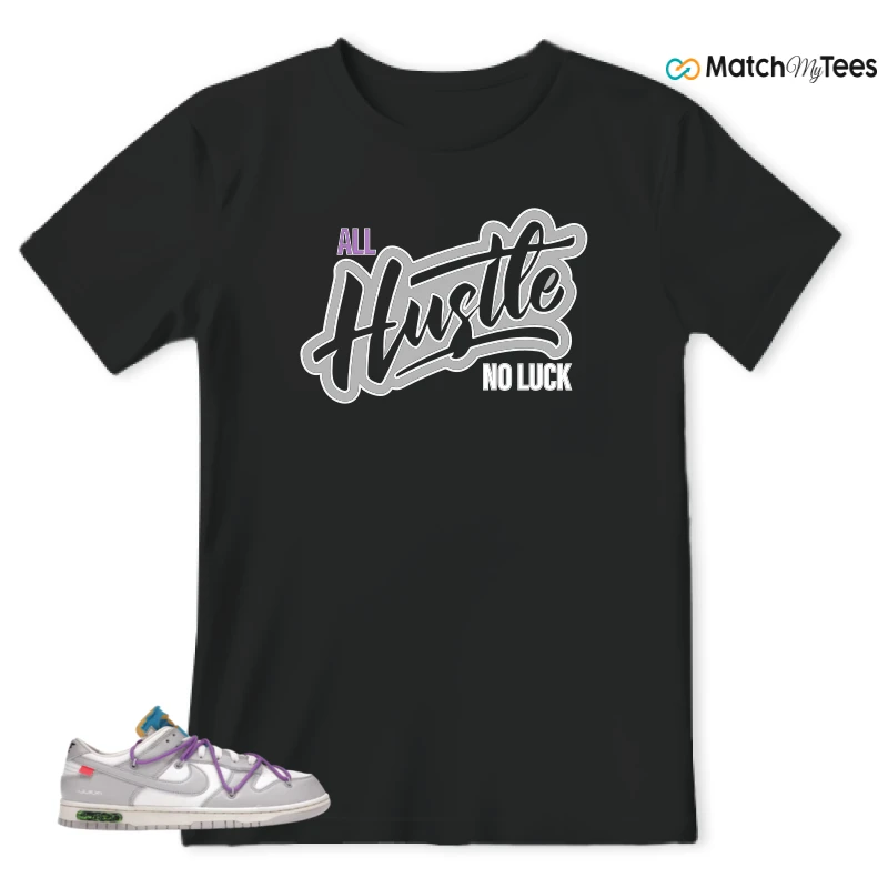NIKE DUNK LOW OFF-WHITE LOT 47 SNEAKER Matching Tees t-shirt