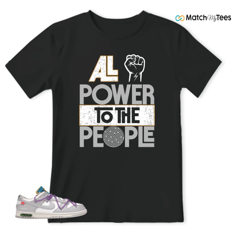 NIKE DUNK LOW OFF-WHITE LOT 47 SNEAKER Matching Tees t-shirt