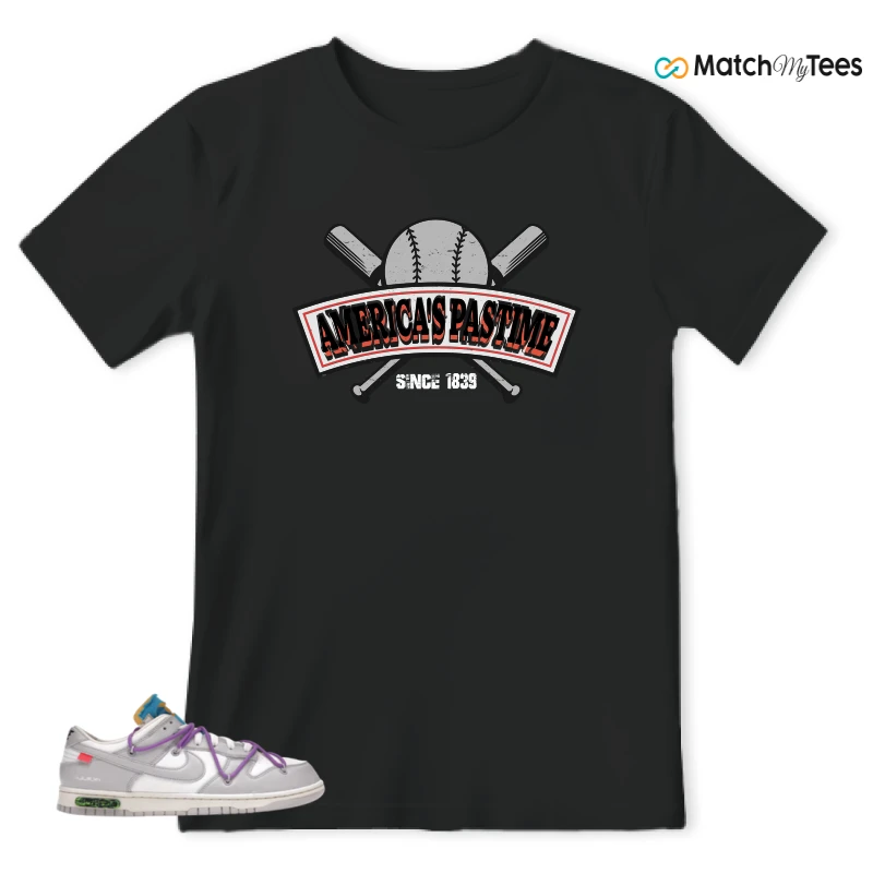 NIKE DUNK LOW OFF-WHITE LOT 47 SNEAKER Matching Tees t-shirt