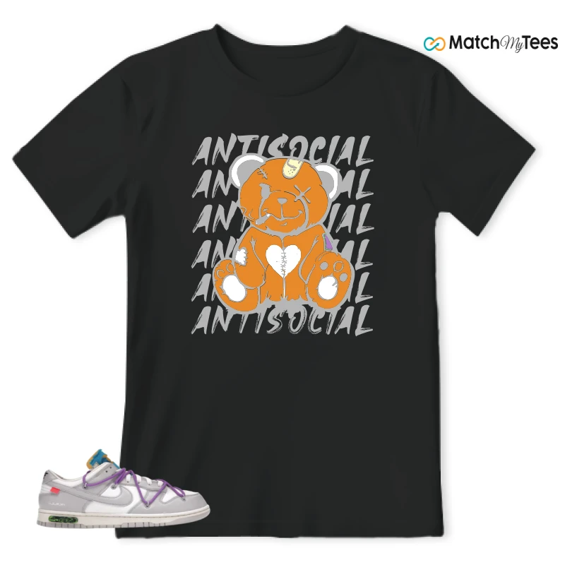 NIKE DUNK LOW OFF-WHITE LOT 47 SNEAKER Matching Tees t-shirt