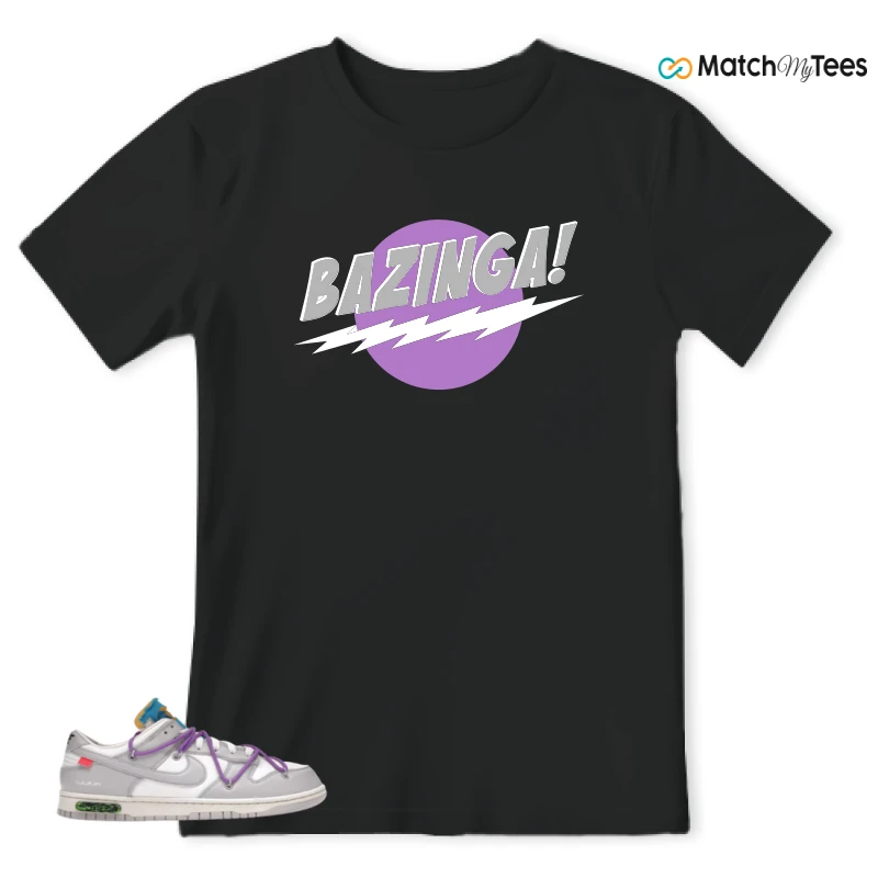 NIKE DUNK LOW OFF-WHITE LOT 47 SNEAKER Matching Tees t-shirt