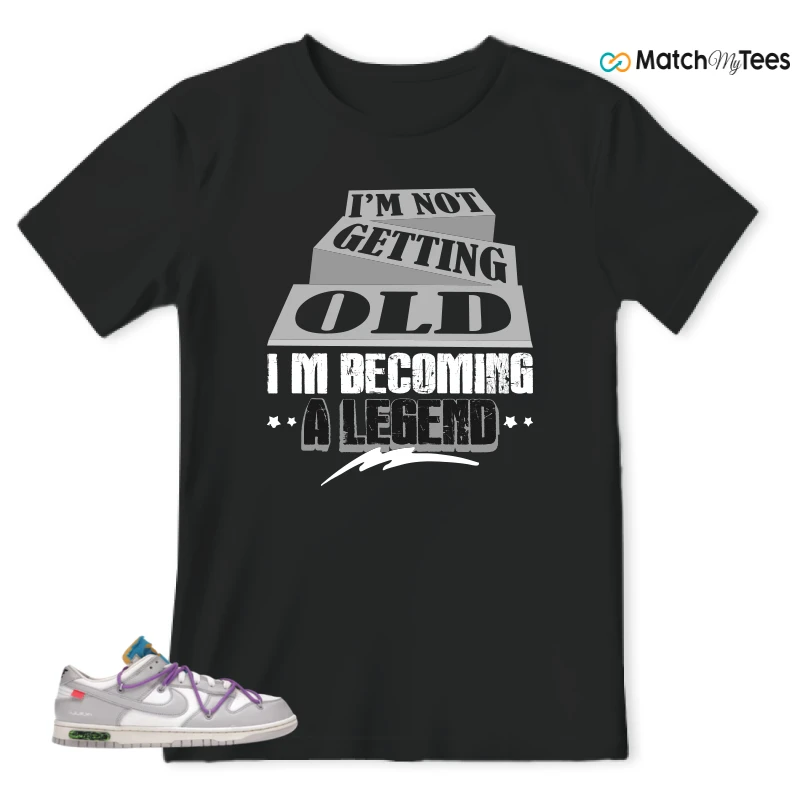 NIKE DUNK LOW OFF-WHITE LOT 47 SNEAKER Matching Tees t-shirt