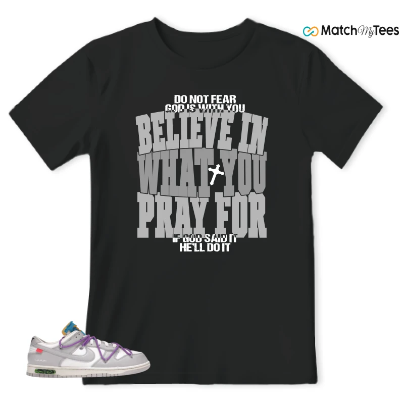 NIKE DUNK LOW OFF-WHITE LOT 47 SNEAKER Matching Tees t-shirt