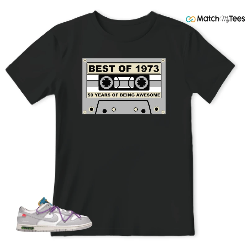 NIKE DUNK LOW OFF-WHITE LOT 47 SNEAKER Matching Tees t-shirt