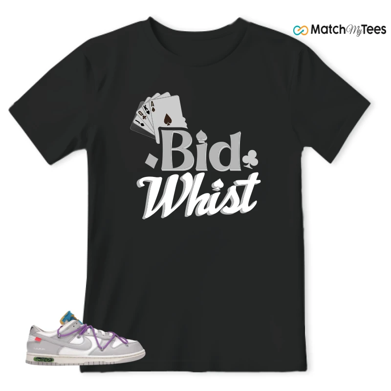 NIKE DUNK LOW OFF-WHITE LOT 47 SNEAKER Matching Tees t-shirt