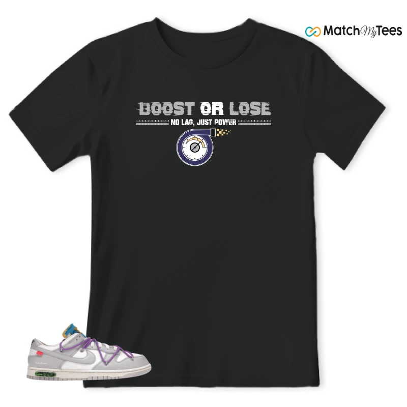 NIKE DUNK LOW OFF-WHITE LOT 47 SNEAKER Matching Tees t-shirt