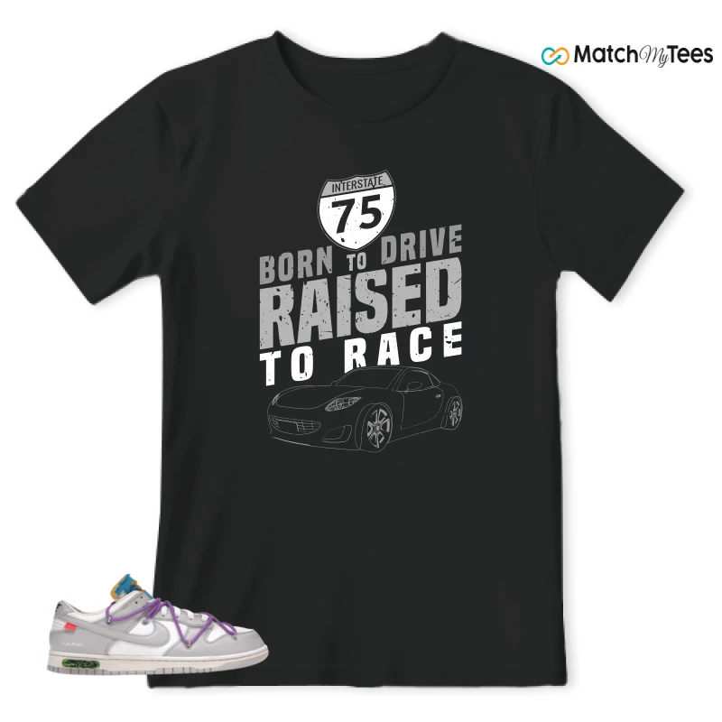NIKE DUNK LOW OFF-WHITE LOT 47 SNEAKER Matching Tees t-shirt