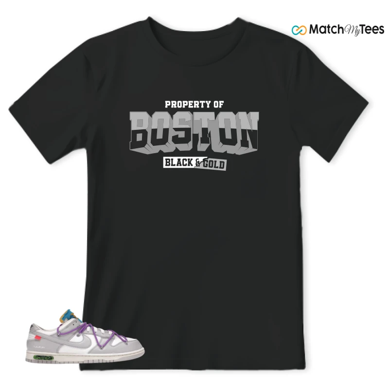 NIKE DUNK LOW OFF-WHITE LOT 47 SNEAKER Matching Tees t-shirt
