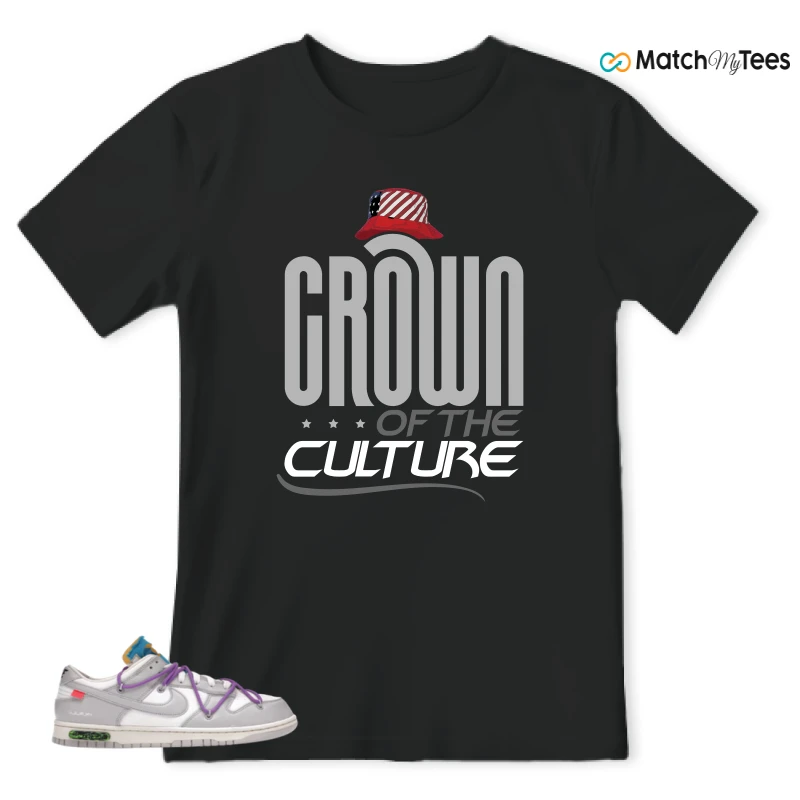 NIKE DUNK LOW OFF-WHITE LOT 47 SNEAKER Matching Tees t-shirt