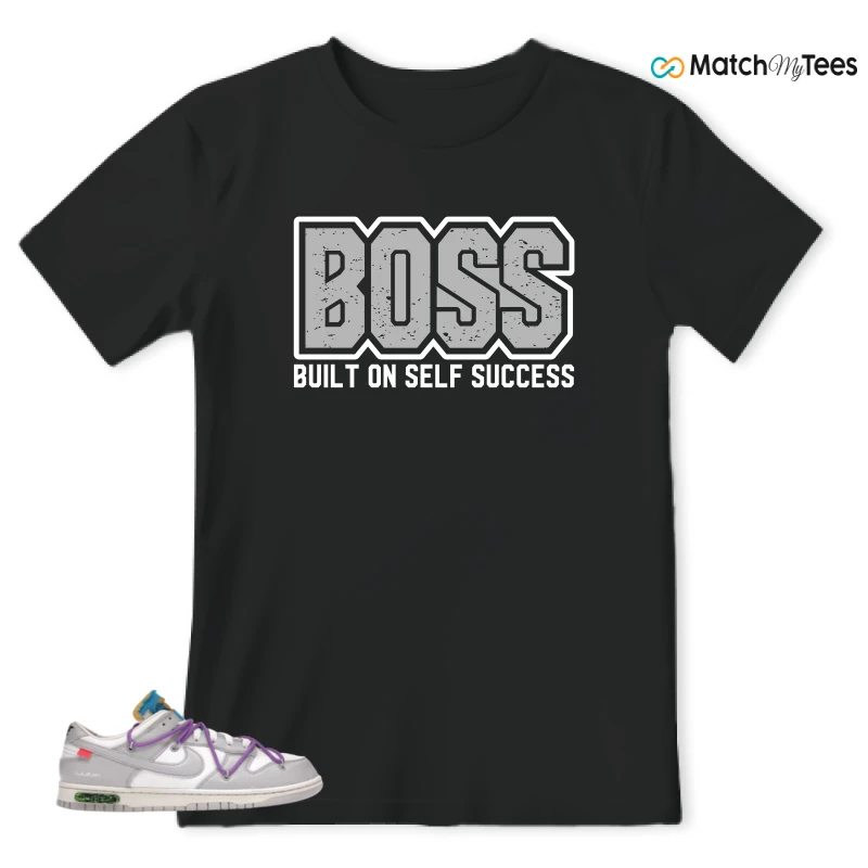 NIKE DUNK LOW OFF-WHITE LOT 47 SNEAKER Matching Tees t-shirt