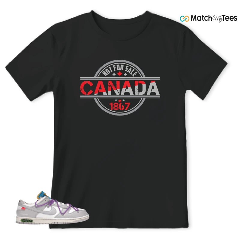NIKE DUNK LOW OFF-WHITE LOT 47 SNEAKER Matching Tees t-shirt