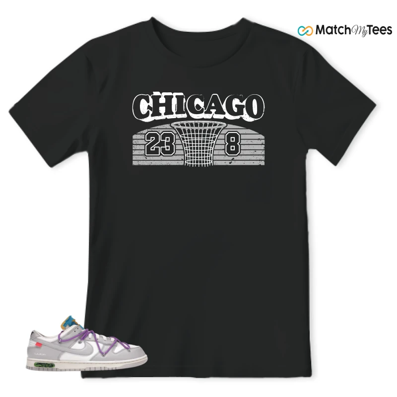 NIKE DUNK LOW OFF-WHITE LOT 47 SNEAKER Matching Tees t-shirt