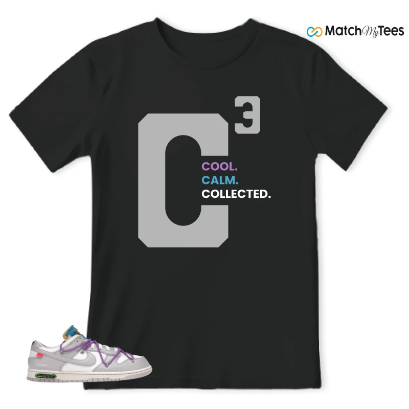 NIKE DUNK LOW OFF-WHITE LOT 47 SNEAKER Matching Tees t-shirt