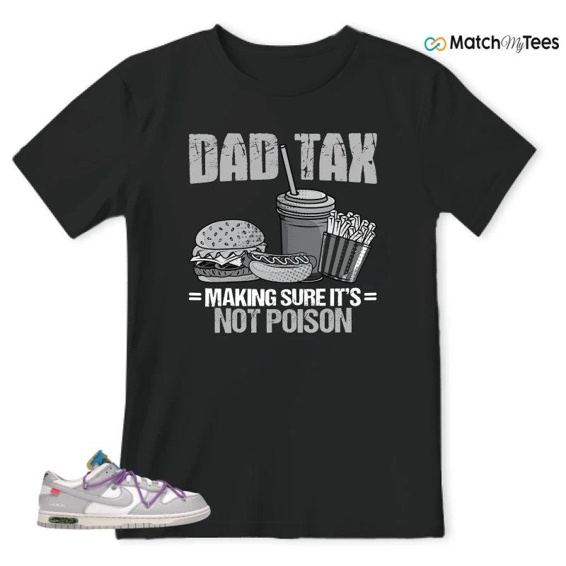 NIKE DUNK LOW OFF-WHITE LOT 47 SNEAKER Matching Tees t-shirt