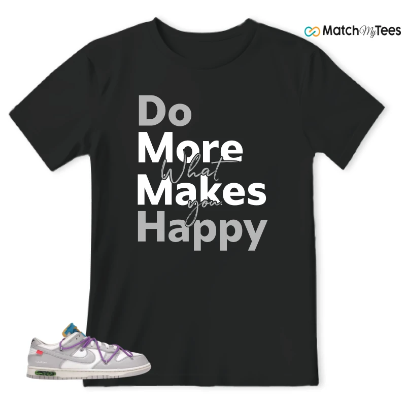NIKE DUNK LOW OFF-WHITE LOT 47 SNEAKER Matching Tees t-shirt