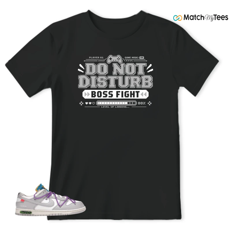 NIKE DUNK LOW OFF-WHITE LOT 47 SNEAKER Matching Tees t-shirt
