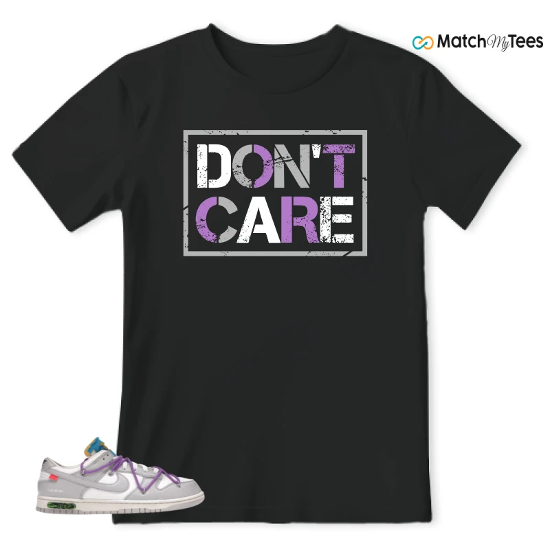 NIKE DUNK LOW OFF-WHITE LOT 47 SNEAKER Matching Tees t-shirt